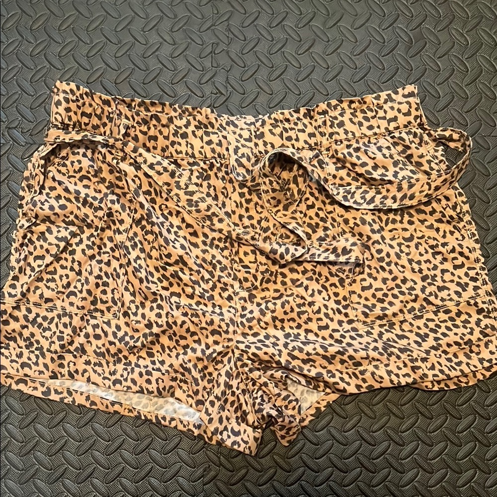 Leopard Print Women's Shorts